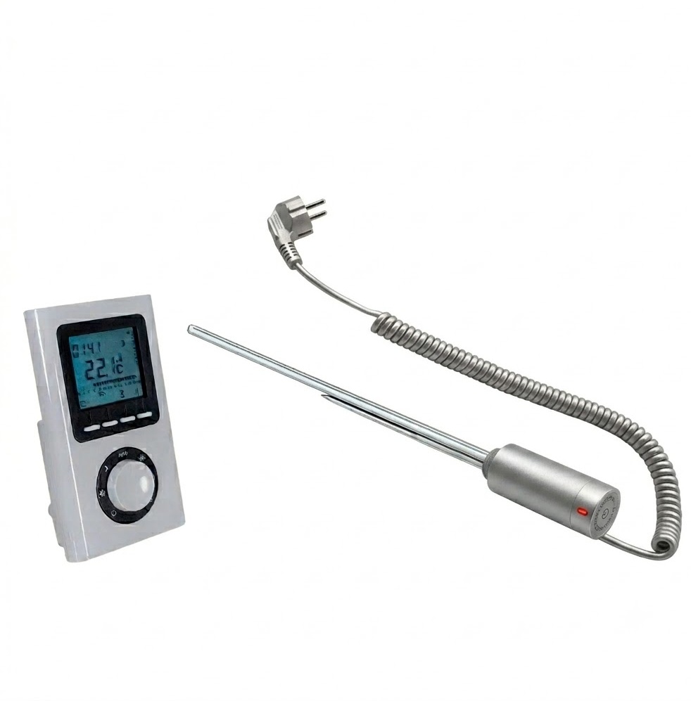 HSK Heizstab 4 mit Fernregler 800 Watt, silber 894900-88