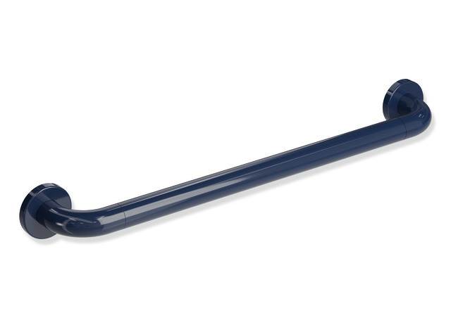 HEWI Badetuchhalter Serie 477, Achsmaß 600mm, stahlblau 477.30.300 50