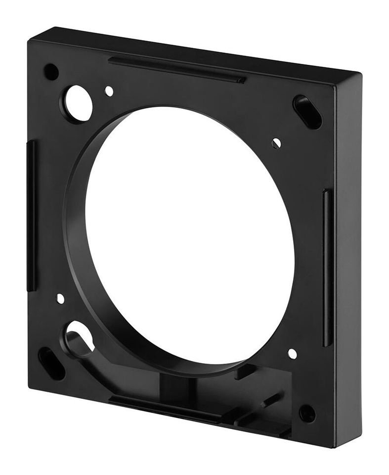 Helios MF 100 black Montageflansch Schwarz, passend zu M1 100 black 40817