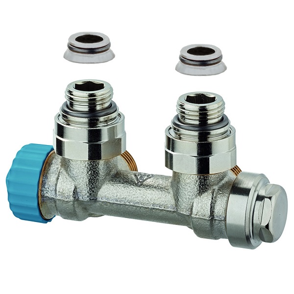 Heimeier Multilux Einrohr Anschlussarmatur Eck 1/2" IG 3855-02.000