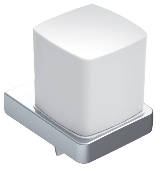 Emco Einhand-Seifenspender Trend Glasteil satiniert chrom 022100101