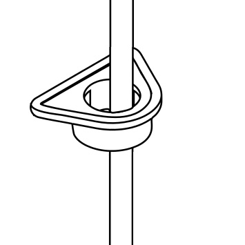 Hansgrohe Befestigungsplatte Spültischmischer 97523000