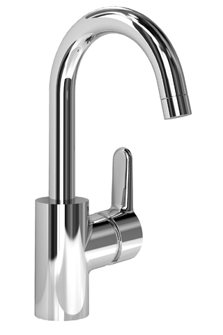 Ideal Standard Connect Blue Waschtischarmatur Niederdruck mit hohem Auslauf ohne Ablaufgarnitur chrom, Ausladung 146mm B9934AA