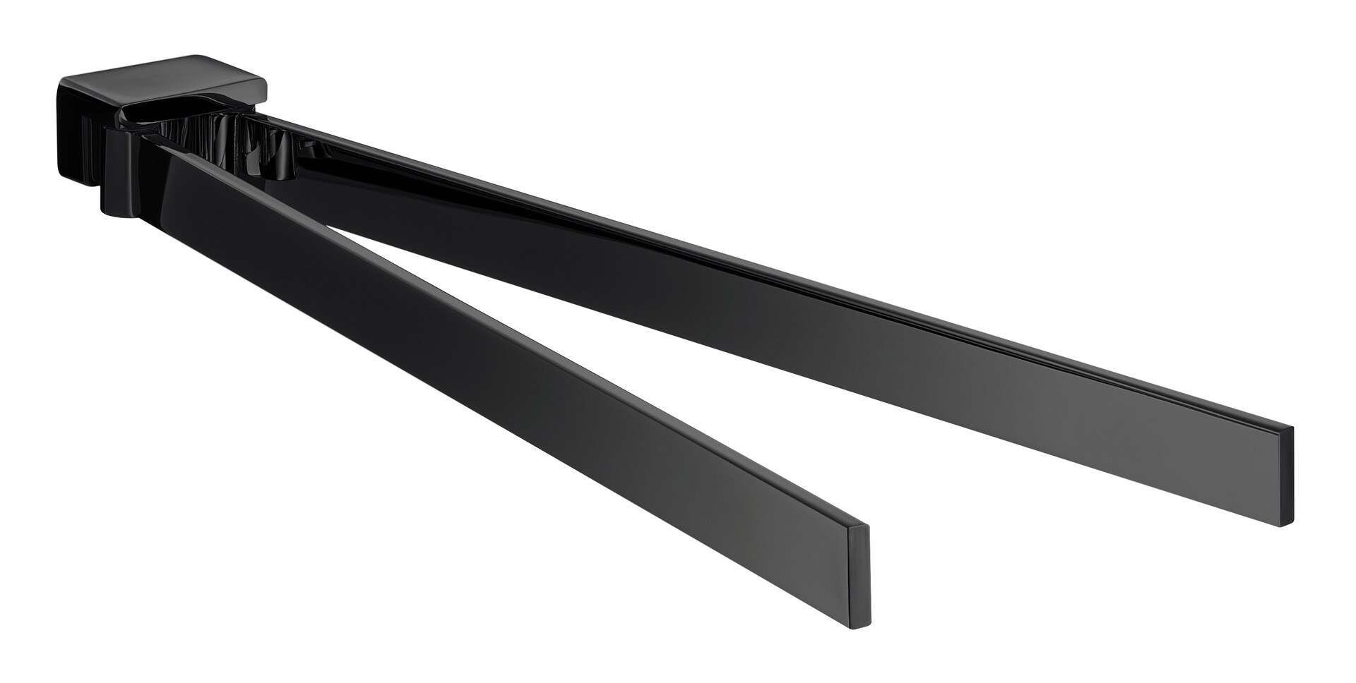 Emco Handtuchhalter Loft schwenkbar 2armig 437mm schwarz 055013341
