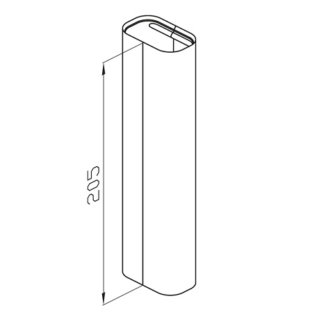 Wemefa Design Abdeckung für Standfix und Rohre 35x10mm 10-826-10