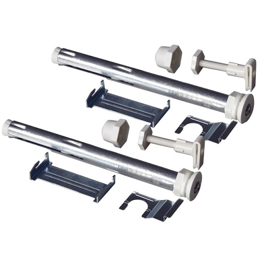Purmo Bohrkonsolenset für Laschen-Heizkörper 200mm AZ03FT004000N23