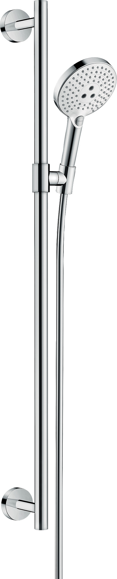 Hansgrohe brauseset Raindance Select S 120 3jet Unica Comfort Brausestange 900mm weiss/chrom 26322400