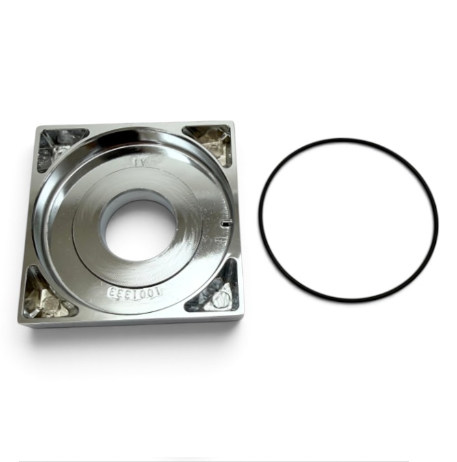 Hansa Rosette 75x75mm chrom 1003885V