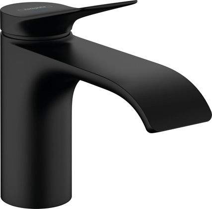 Hansgrohe Vivenis Standventil 80 mit Hebelgriff ohne Ablaufgarnitur, Mattschwarz 75013670