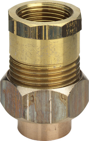Viega Rohrverschraubung Rotguss 94340G konischdichtend in 15mm x Rp3/4 110390