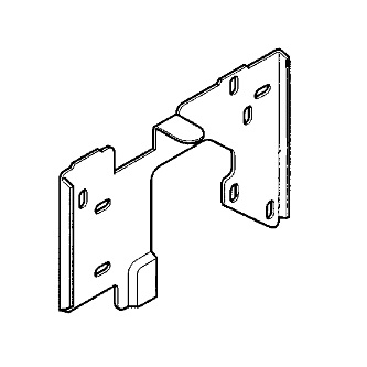 Vaillant Montageblech für Elektro-Duchlauferhitzer electronicVED 18-27/5 073261