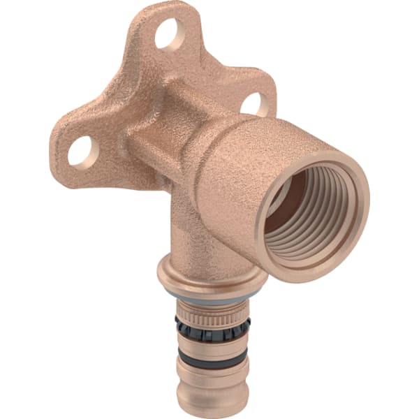Geberit Mepla Anschlusswinkel 90 Grad Rotguss d26-Rp3/4 L:52mm 603.294.00.5
