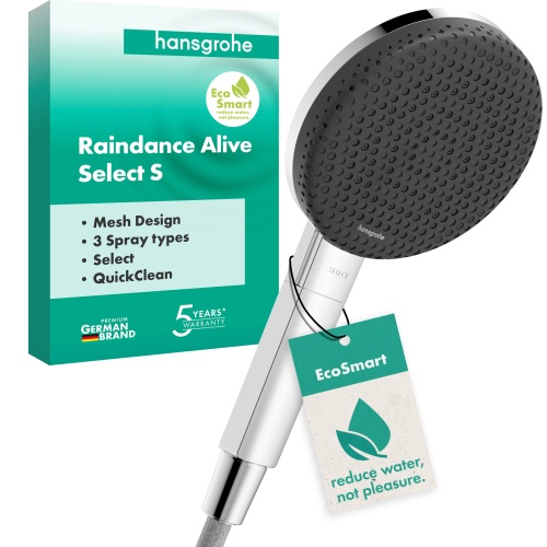 Hansgrohe Handbrause Raindance Alive Select S 125 3 jet EcoSmart chrom 24511000