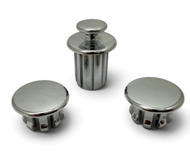 Kludi Zubehörtüte Druckknöpfe, chrom, für Supara Wandstange 7113805-00