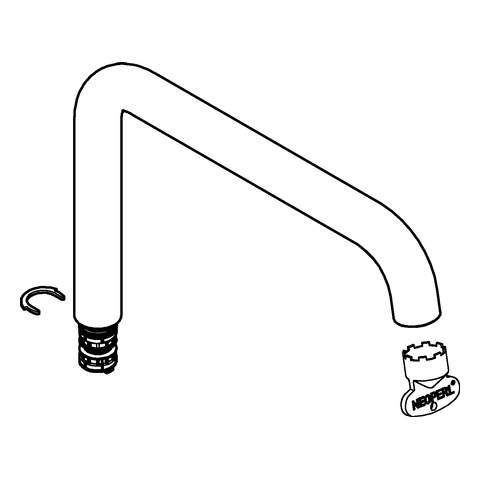 Grohe Auslauf chrom 13376000