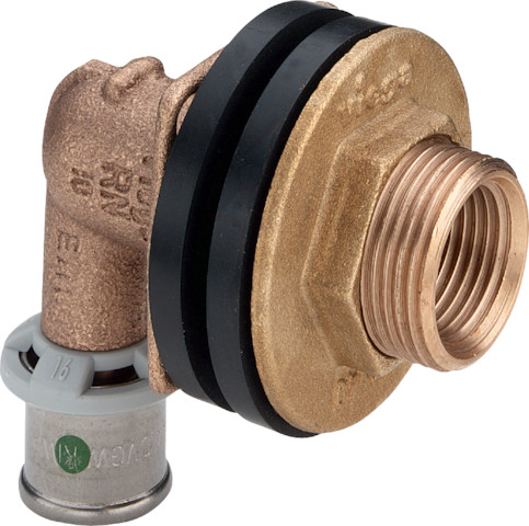 Viega Sanfix P Wanddurchführung mit SC-Contur 2132.11 in 16mm x Rp1/2 x 18mm 310745