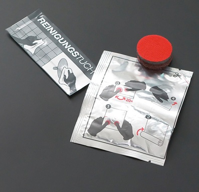 Emco Klebe-Set, ausreichend für 4 Klebepunkte, passend zu Aura, Round, Cue 437800000