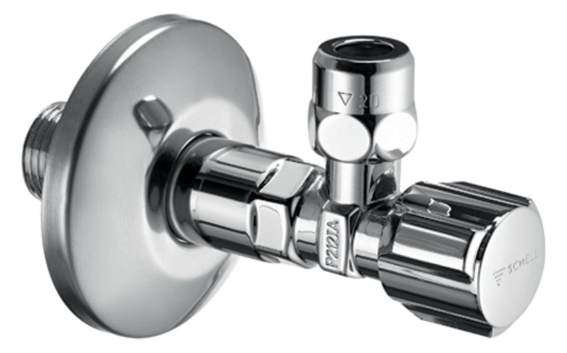 Schell Eckventil COMFORT regulierbar, lange Bauform, 1/2", chrom 054070699