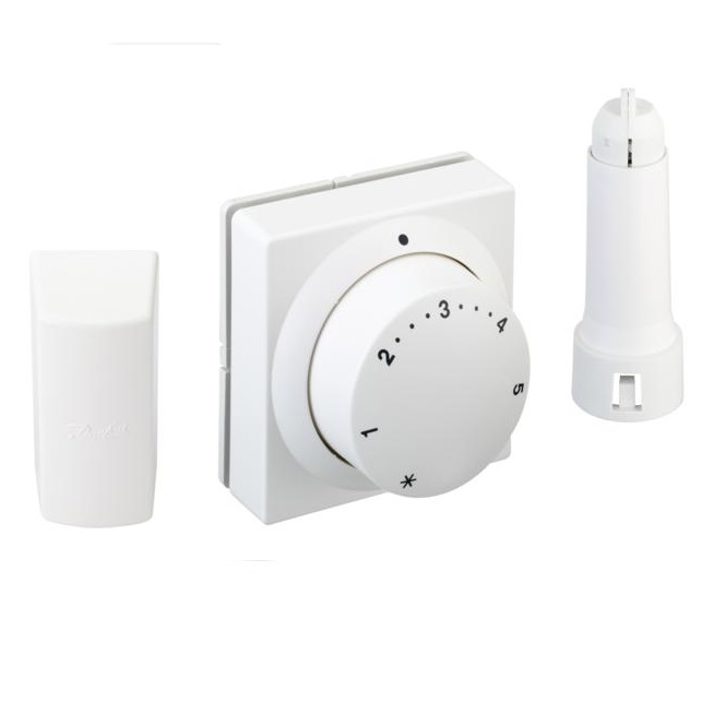Danfoss Thermostatkopf RA 5074 mit Fernfühler Kapillarrohrlänge 2+2m Schnappbefestigung 013G5074