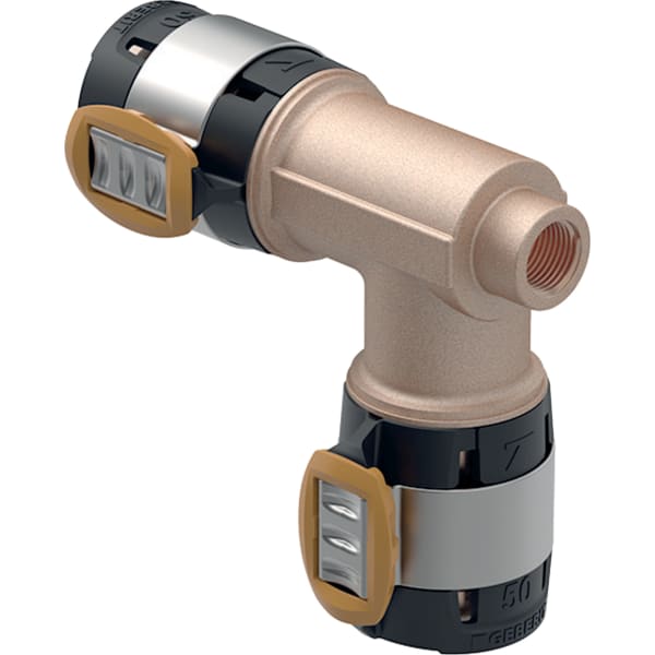 Geberit FlowFit T-Stück mit Innengewinde Seite Rg+ d50-50-Rp1/2 620.355.00.1