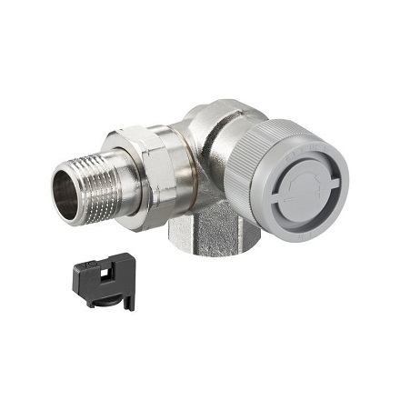 Oventrop Thermostatventil "AQ" DN15, Winkeleck rechts, mit "Q-Tech" 1183363