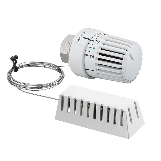 Oventrop Thermostat "Uni LH" 7-28 C, * 1-5, Fernfühler 2m, weiß 1011682