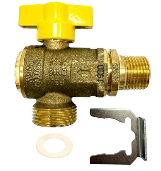 Viessmann Gas-Eckhahn mit TAE 7844708