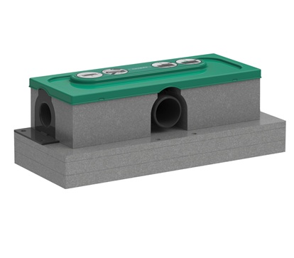 Hansgrohe uBox universal Grundkörper Duschrinnen Ablaufgehäuse für Standardinstallation 01001180