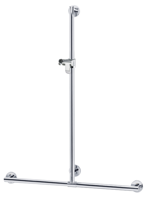 Keuco Duschhandlauf Plan Care, Brausestange, silber-eloxiert, 1182/1263mm,4171111