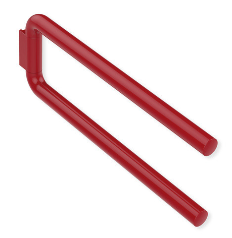 HEWI Handtuchhalter 2-armig Serie 477, Länge 446mm, rubinrot 477.09.100 33