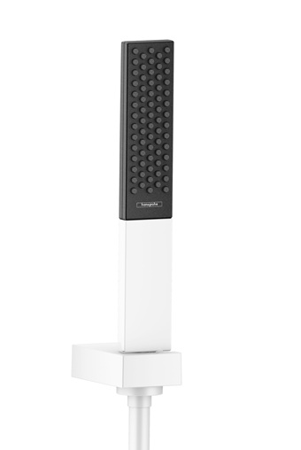 Hansgrohe Brausehalterset Rainfinity 100 1jet mit Brauseschlauch 1600mm, Mattweiß 26856700