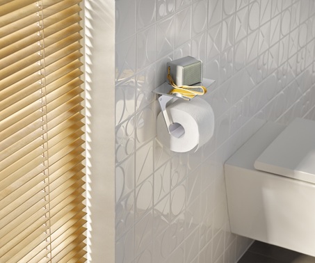 Emco Papierhalter mit Ablage Art 100 chrom 169800100