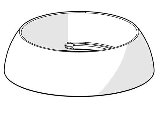 Hansa Abdeckkappe 33 x 3mm chrom 59912504