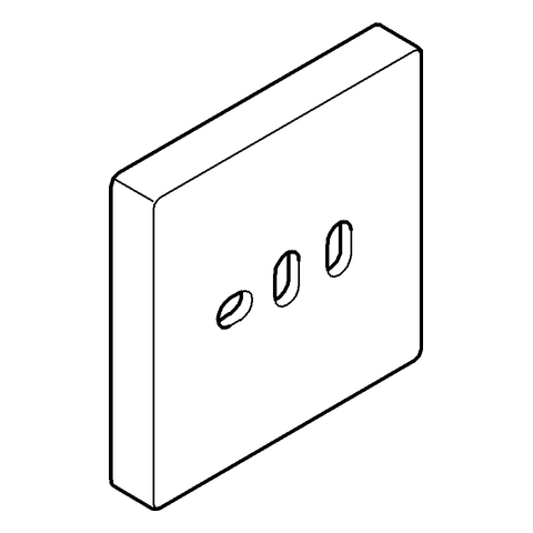 Grohe Ausgleichsscheibe für Euphoria Cube Duschsysteme chrom 27933000