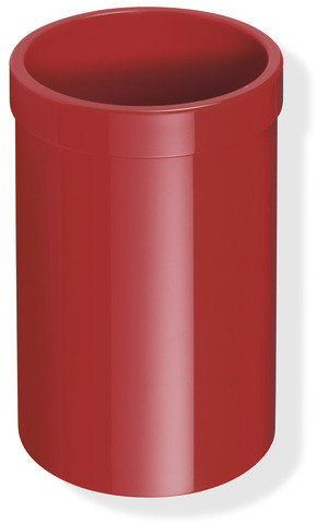 HEWI Becher, flachbodig, für Ablagen mit Loch 950.13.00.. für Halter 800.00.10090 und Set 800.04.11041, 815.04.110, 815.04.11090, 162.04.110..., rubinrot 800.04.010 33