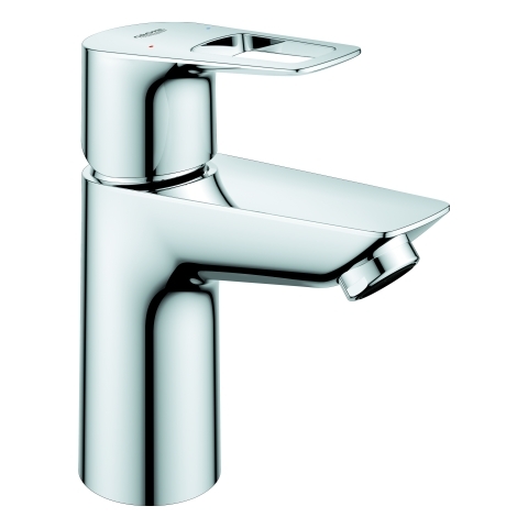 Grohe Einhand-Waschtisch-Batterie BauLoop S-Size chrom Durchfluss 3,5l/min Push-Open Ablaufgarnitur 23879001