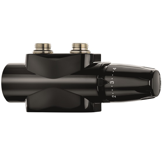 Heimeier Multilux 4 - Set schwarz für Einrohr- / Zweirohr-Heizungen 9690-64.000