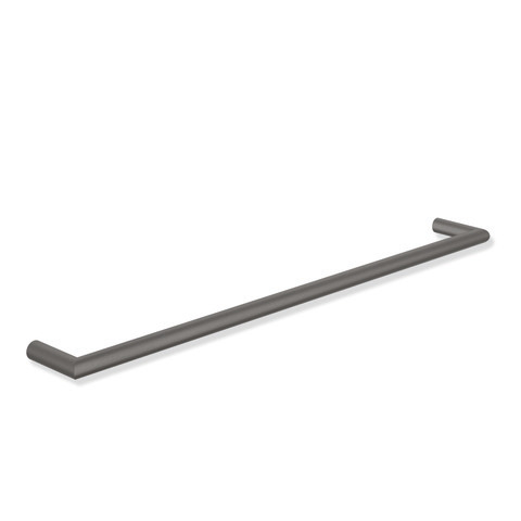 HEWI Badetuchhalter System 162, Edelstahl, Achsmaß 600mm, T: 75mm, dunkelgrau perlglimmer tiefmatt 162.30.20060 SC