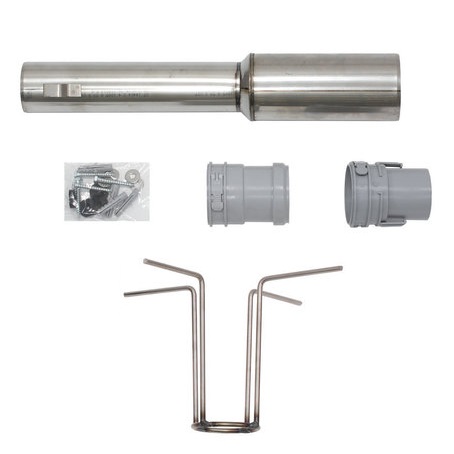 Vaillant Set 3 Grundelemente Edelstahl für Abgassystem DN 60 PP flexibel 0020095594