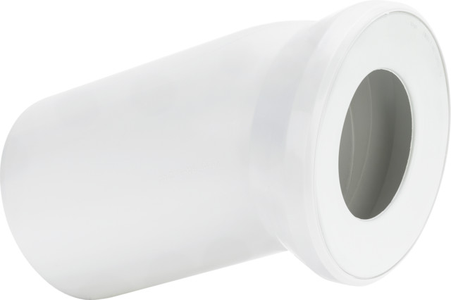 Viega WC Anschlussbogen 22,5 Grad 3813 in DN100 x 360mm Kunststoff weiß 116484