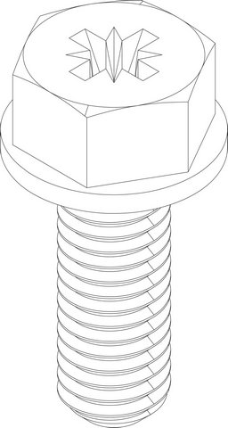 Bosch / Buderus Schraube M5x15 (3x) 87186517850