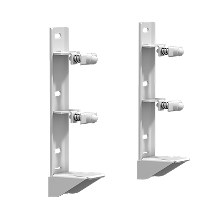 Zehnder HDC35 Wandkonsole, für Charleston H 320 bis 519mm, 3 Stück, weiß RAL 9016 766141