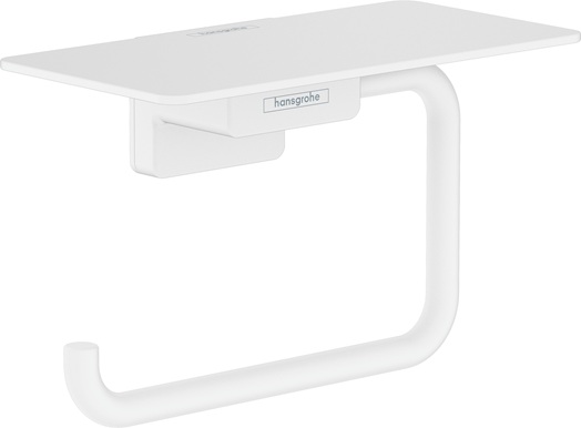 Hansgrohe Papierrollenhalter mit Ablage AddStoris mattweiss 41772700