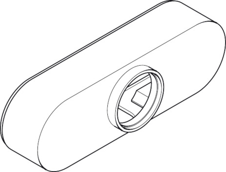 Hansgrohe Wannen- und Brausenmischer Aufputz Axor Abdeckhaube gelb 13983480