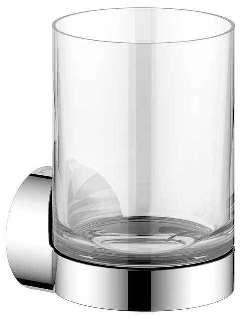 Keuco Glashalter Collection REVA mit Echtkristall-Glas verchromt 12850019000