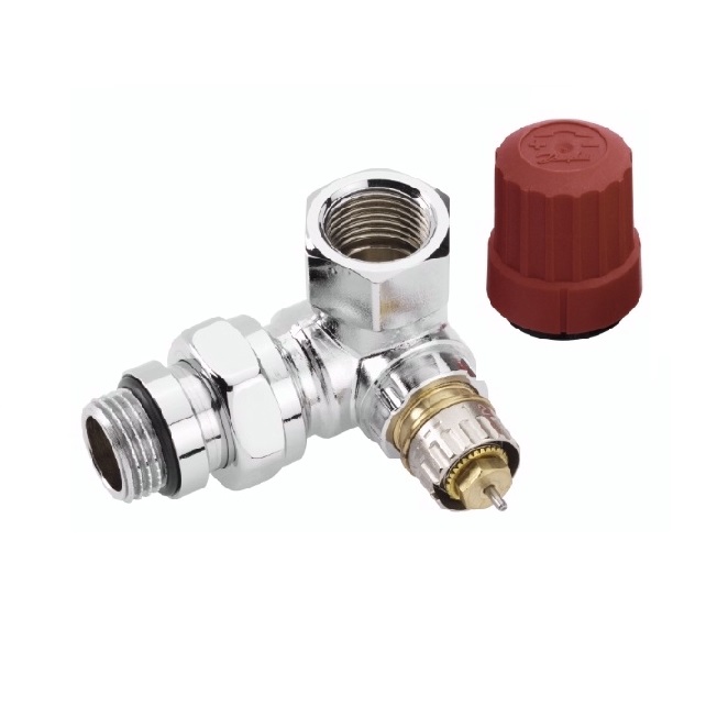Danfoss Thermostatventil RA-NCX 15 1/2" Winkeleck links verchromt 013G4240