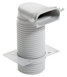 Vaillant Ventilanschluss 90 Grad, Durchmesser 125mm für Luftschlauch flach  0020180844