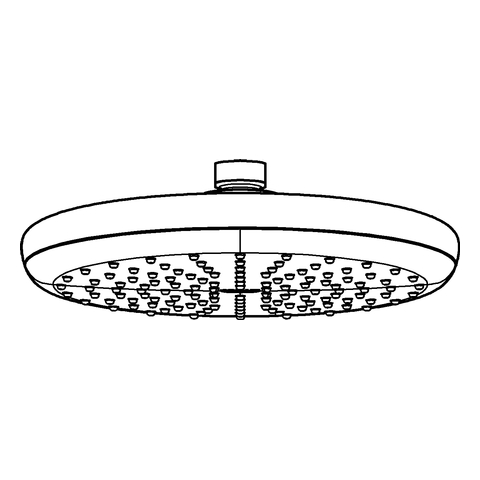 Grohe Kopfbrause Tempesta 210 DF 9,5l/min chrom 26410000