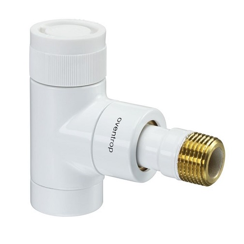 Oventrop Thermostatventil "E" DN15, 1/2", Eck, weiß 1163062