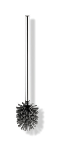HEWI WC-Bürste System 100, Griff verchromt, wechselbarer Bürstenkopf, für Bürstengarnitur 100.20.10045, 800.20.10041, 800.20.10045, 950.20.10045, 815.20.100... 100.20.01040